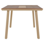 Τραπεζι Αλουμινιου Taber HM5131.04 Καπουτσινο Με Polywood Top 200x100x75υεκ - Image 4