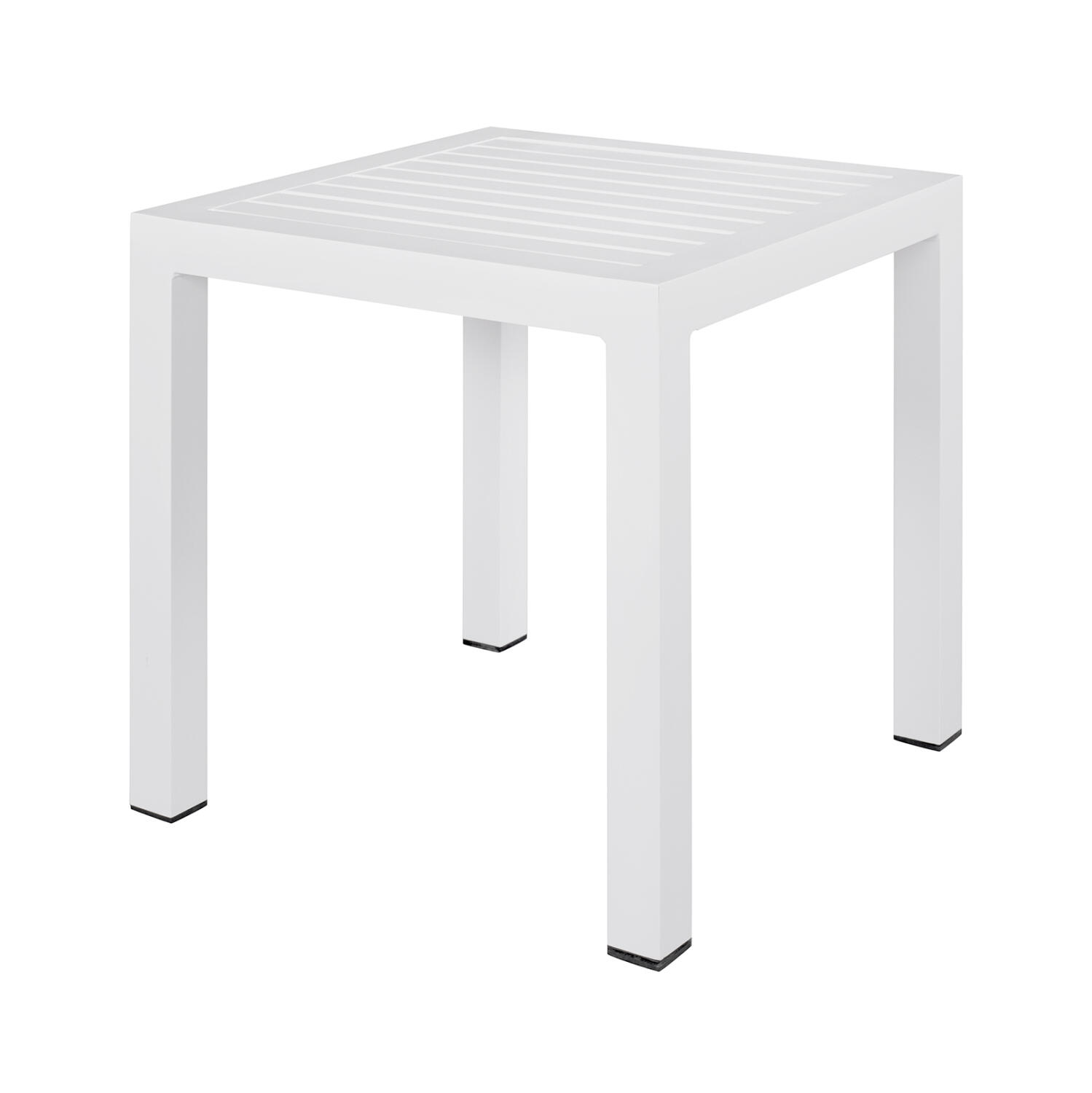 trapezi-aloyminioy-fb9540201-leyko-45x45 Τραπεζι Αλουμινιου Qiana HM5402.01 Λευκο 45x45x45,5υ Εκ. - Image 1