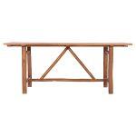 Τραπεζι Groove HM9390.01 Απο Ξυλο Μασιφ Τεακ 220x100x90υεκ. - Image 6