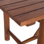 Τραπεζι Groove HM9390.01 Απο Ξυλο Μασιφ Τεακ 220x100x90υεκ. - Image 7