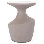 Τραπεζι Βοηθητικο Rebon HM18156.03S Fiber Cement Σε γκρι--φ27.5x50υεκ.