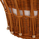 Τραπεζι Βοηθητικο Perral HM18164.02S Fiber Cement Λευκο-Φυσικο rattan--φ42x36υεκ - Image 10