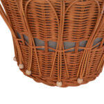 Τραπεζι Βοηθητικο Perral HM18164.03S Fiber Cement Γκρι-Φυσικο rattan--φ42x36υεκ - Image 8