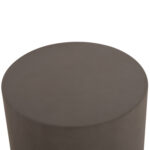 Τραπεζι Βοηθητικο Fiber Cement Στρογγυλο Kyoko HM6592.01 Γκρι φ40x43υεκ. - Image 4