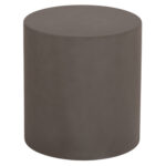 Τραπεζι Βοηθητικο Fiber Cement Στρογγυλο Kyoko HM6592.01 Γκρι φ40x43υεκ. - Image 8