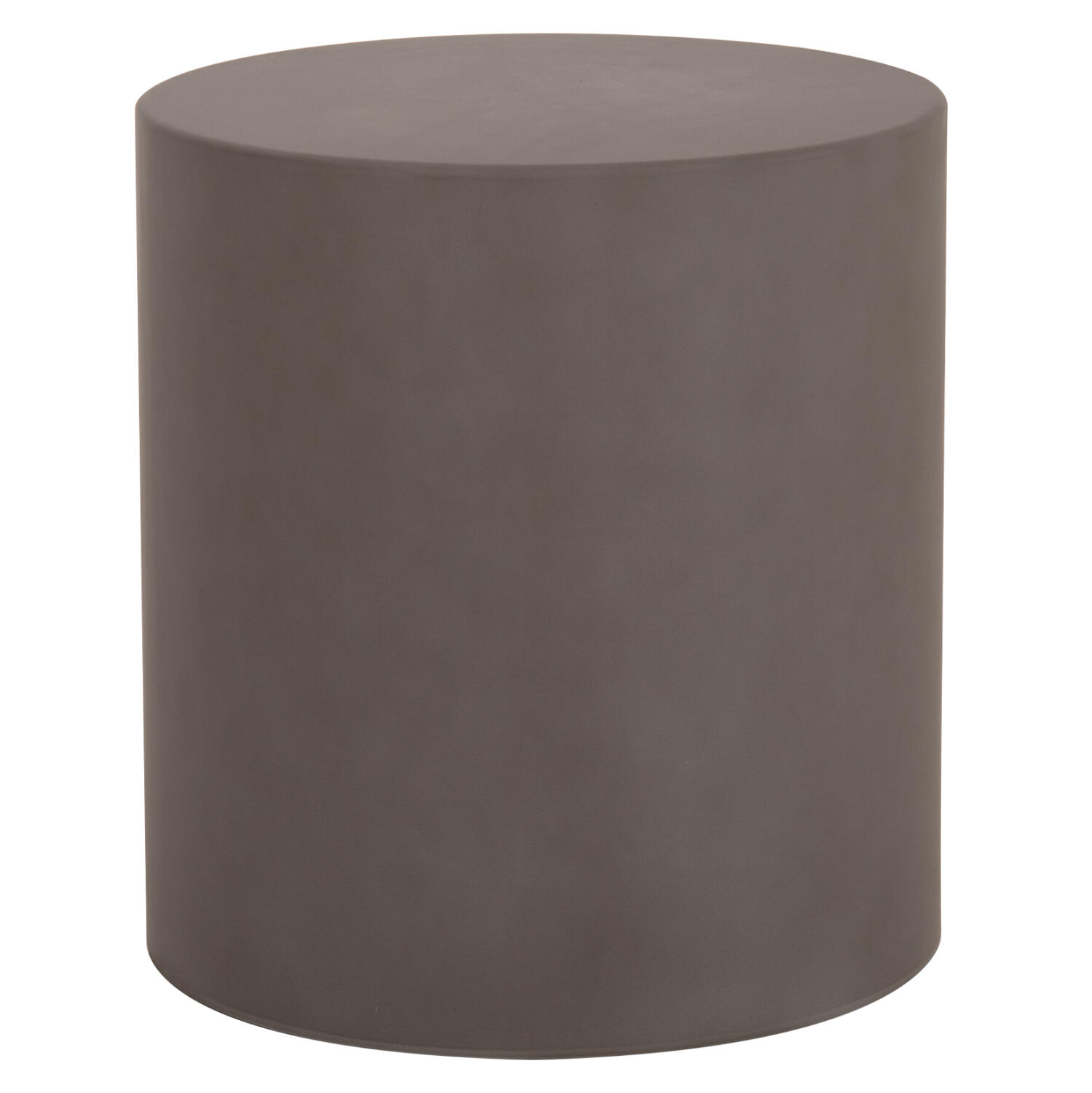 trapezi-boithitiko-stroggylo-fb9659201-g Τραπεζι Βοηθητικο Fiber Cement Στρογγυλο Kyoko HM6592.01 Γκρι φ40x43υεκ. - Image 1