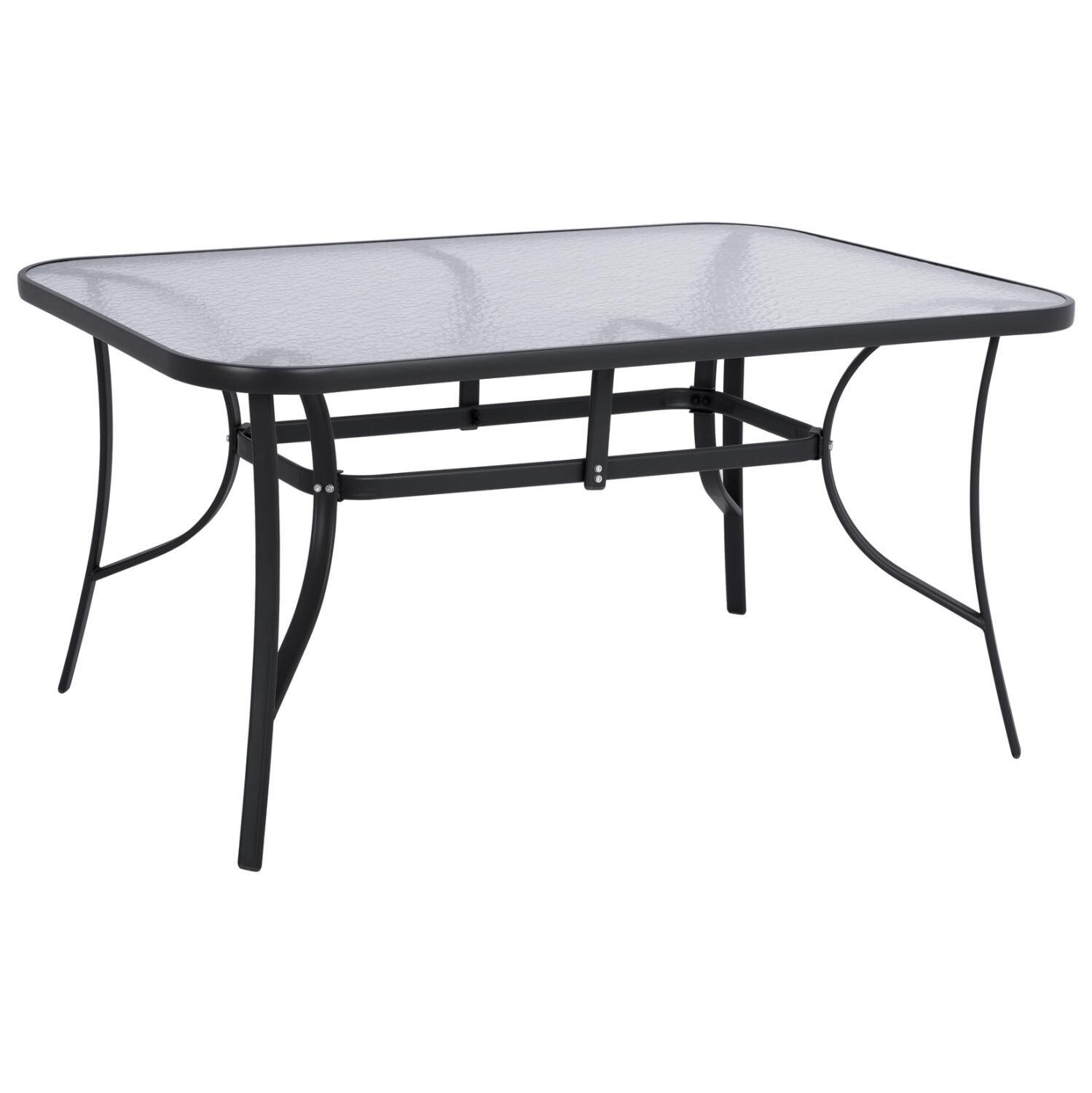 trapezi-bruno-150x90ch72yek-gkri-metalli Τραπεζι Bruno 150x90χ72υεκ. Γκρι Μεταλλικο Με Γυαλινη Επιφανεια HM5145.01 - Image 1