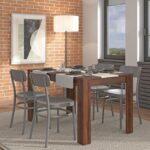 Τραπεζι Τραπεζαριας Domus Dark Sonoma/Sonoma 135x80.5x74.5εκ - Image 2