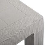 Τραπεζι Εξοχης Fylliana Baltic Μπεζ Χρωμα 140x80x75εκ - Image 5