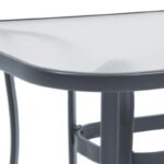 Τραπεζι Εξοχης Fylliana Steel Γκρι 120x70x70εκ G.r.d - Image 3