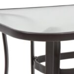 Τραπεζι Εξοχης Fylliana Steel Καφε 140x80x70εκ - Image 4
