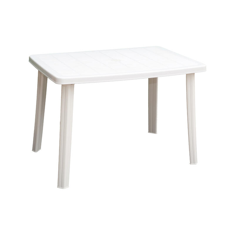 trapezi-exochis-roma-leyko-1107070-1 Τραπεζι Εξοχης Fylliana Roma Λευκο 110x70x70εκ - Image 1