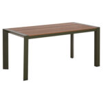 Τραπεζι Εξωτ.χωρου Goya HM6059.07 Αλουμινιο Σe Olive Green & Polywood 160x80χ75υεκ.