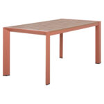 Τραπεζι Εξωτ.χωρου Goya HM6059.08 Αλουμινιο Σe Terracotta & Polywood 160x80χ75υεκ. - Image 4