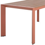 Τραπεζι Εξωτ.χωρου Goya HM6059.08 Αλουμινιο Σe Terracotta & Polywood 160x80χ75υεκ. - Image 6