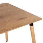 Τραπεζι Minimal HM0057.04 Σε Φυσικο Χρωμα Mdf-Ποδια Οξια Φυσικο Χρωμα 80χ80χ74υεκ - Image 5