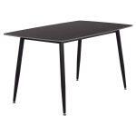 Τραπεζι Raven HM18149.02 Κεραμικο Top Με Οψη Μαυρο Μαρμαρο 140x80x74υεκ. - Image 4