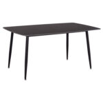 Τραπεζι Raven HM18150.02 Κεραμικο Top Με Οψη Μαυρο Μαρμαρο 160x80x74υεκ. - Image 4