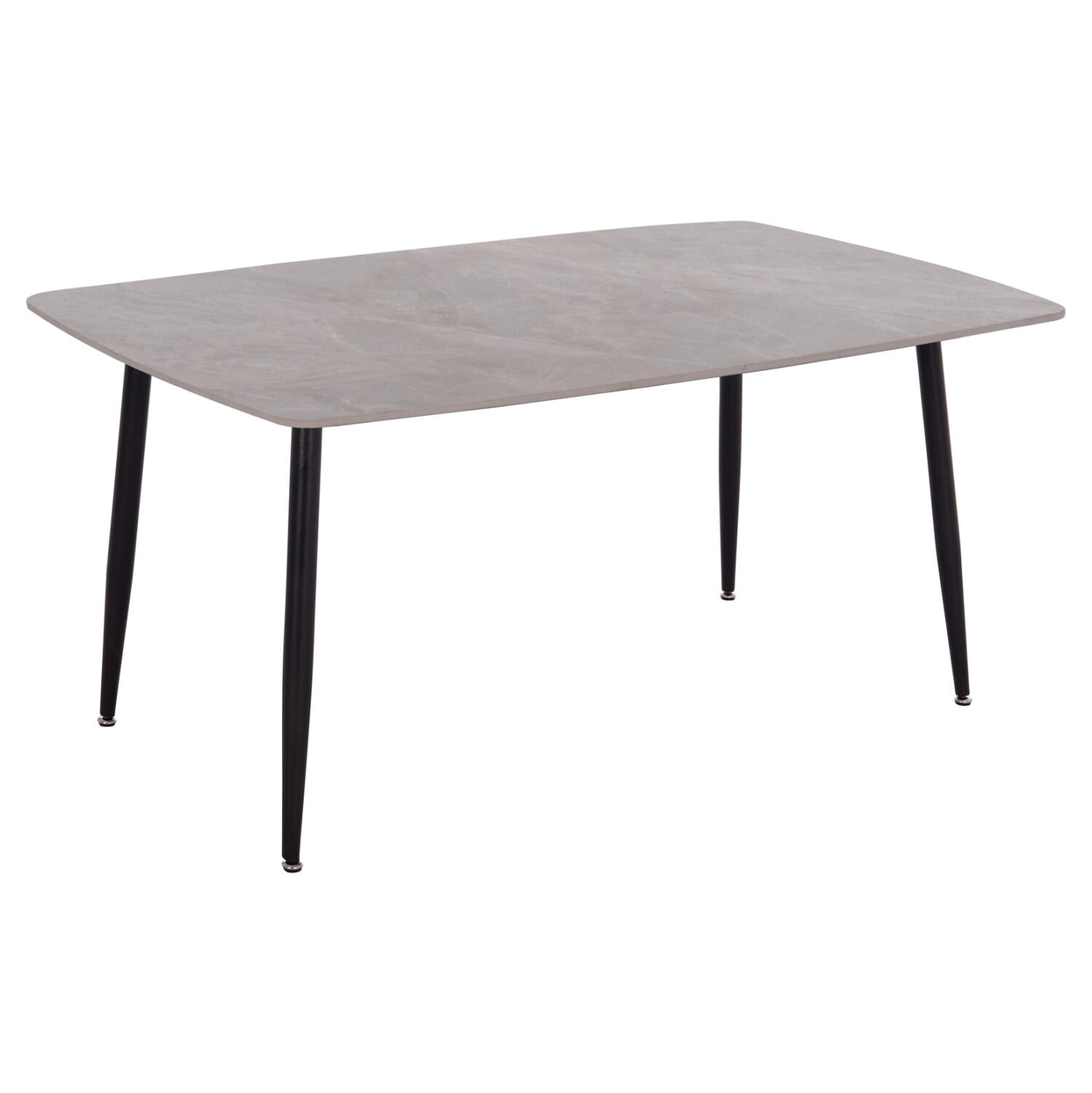 trapezi-fb91815013-keramiko-top-me-opsi- Τραπεζι Raven HM18150.13 Κεραμικο Top Με Οψη Γκρι Μαρμαρο 160x80x74υεκ. - Image 1