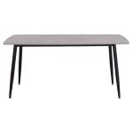 Τραπεζι Raven HM18150.13 Κεραμικο Top Με Οψη Γκρι Μαρμαρο 160x80x74υεκ. - Image 3