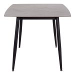 Τραπεζι Raven HM18150.13 Κεραμικο Top Με Οψη Γκρι Μαρμαρο 160x80x74υεκ. - Image 5