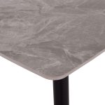 Τραπεζι Raven HM18150.13 Κεραμικο Top Με Οψη Γκρι Μαρμαρο 160x80x74υεκ. - Image 7