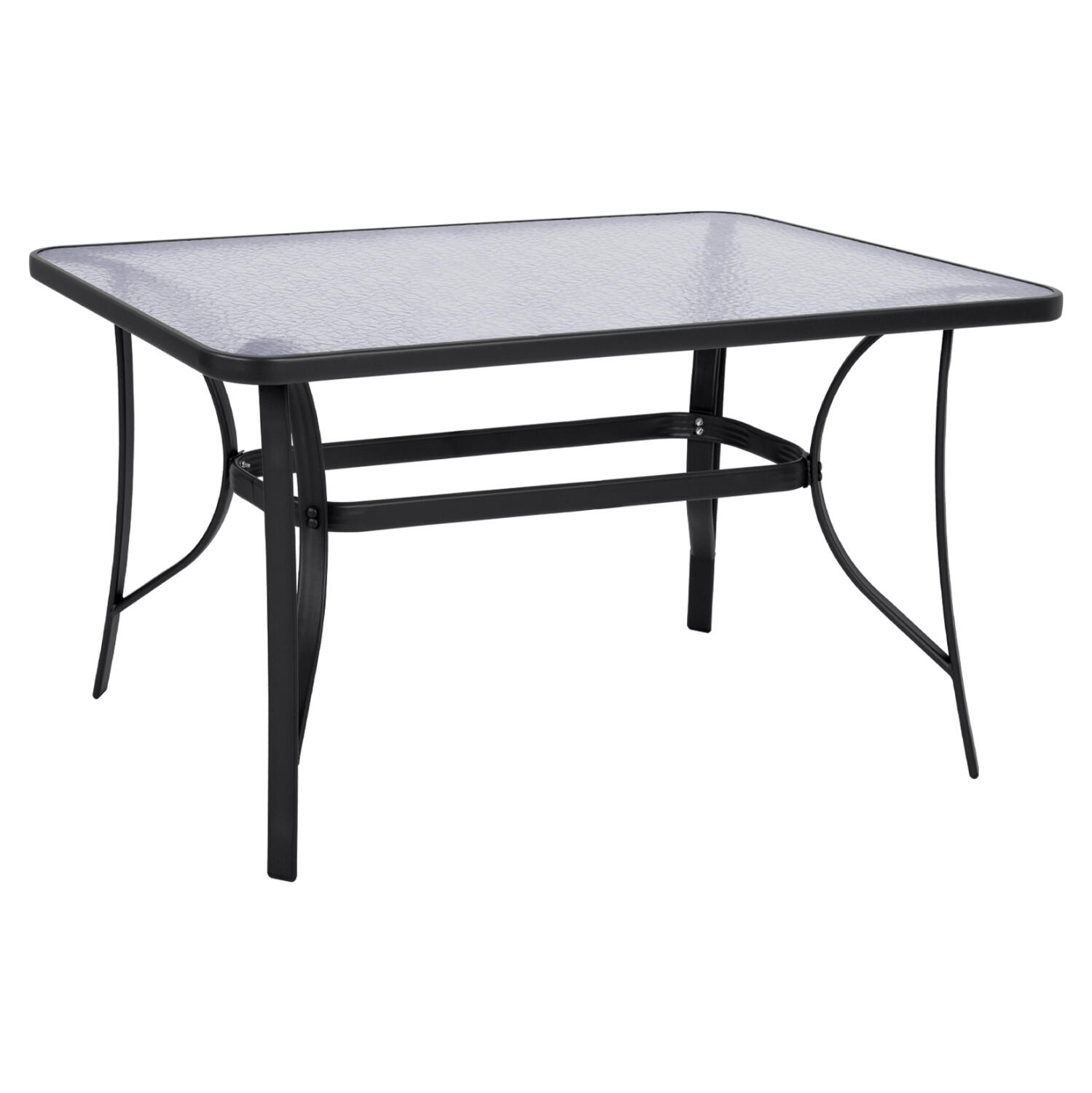 trapezi-fb9510601-140ch80ch72yek-gkri-me Τραπεζι Bruno 140χ80χ72υεκ. Γκρι Μεταλλικο Με Γυαλινη Επιφανεια HM5106.01 - Image 1