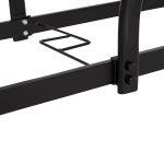 Τραπεζι Bruno 150x90χ72υεκ. Μεταλλικο Μαυρο Με Γυαλινη Επιφανεια HM5145.03 - Image 7