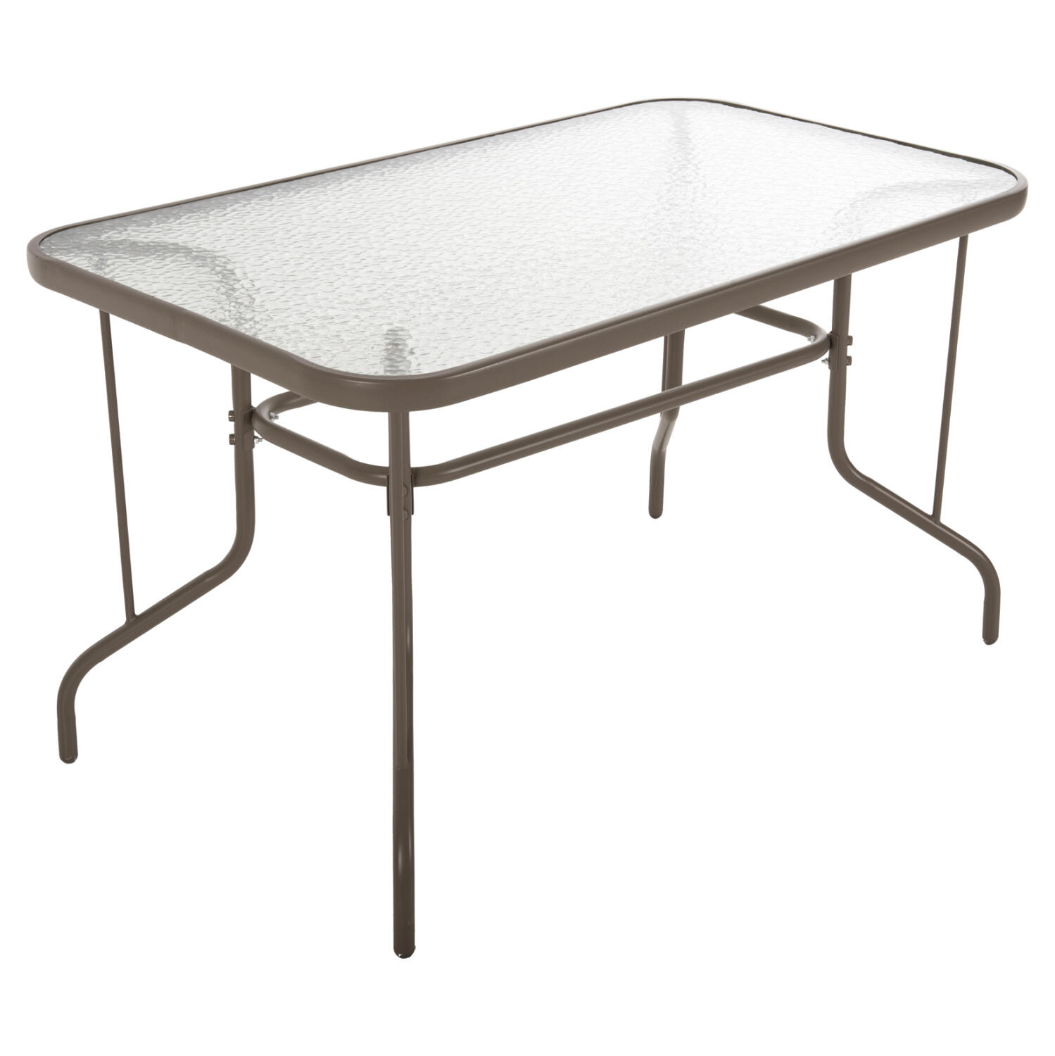 trapezi-fb9567904-metalliko-sampani-me-g Τραπεζι Adam HM5679.04 Μεταλλικο Σαμπανι Με Γυαλινη Επιφανεια 120χ70χ71υεκ. - Image 1