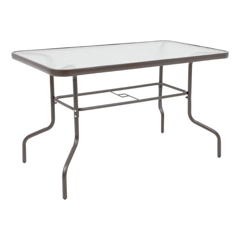 trapezi-kipoy-fylliana-026-kafe-chroma-100x65x70ek-txt1716299101 Τραπεζι Κηπου Fylliana 026 Καφε Χρωμα 100x65x70εκ - Image 1