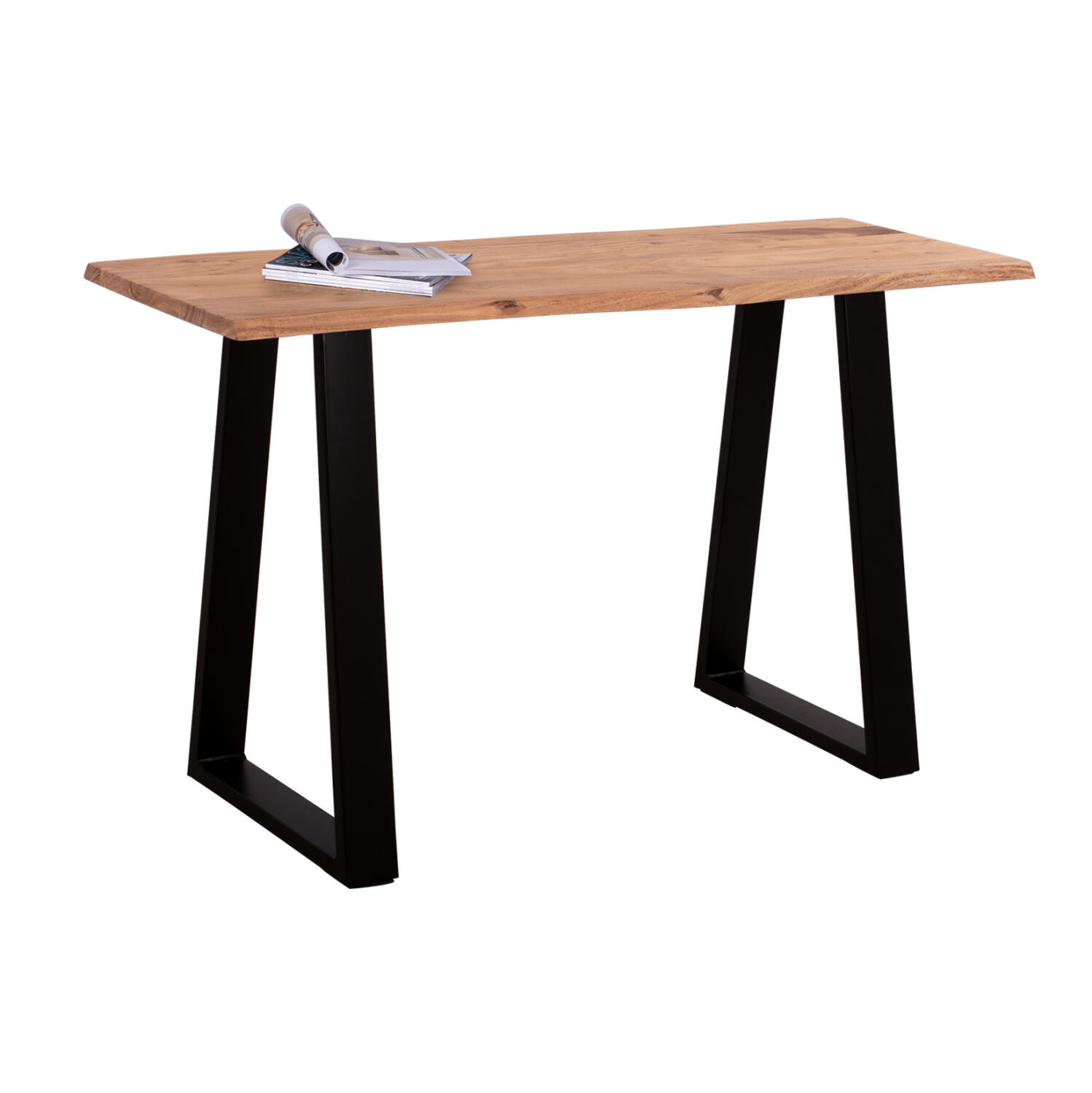 trapezi-konsola-sofia-slim-fb9850311-mas Κονσολα Sofia Slim HM8503.11 Μασιφ Ξυλο Ακακιας Φυσικο 130x45x76υεκ. - Image 1