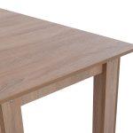 Τραπεζι Κουζινας HM2428.01 Kelvin Sonoma Oak 110x80x77υεκ. - Image 6