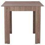 Τραπεζι Κουζινας Kelvin HM2427.05, Sonoma Oak Truffle, 80x80x77εκ. - Image 3