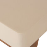 Τραπεζι Μεσης Fiber Cement & Ξυλο Ακακιας Maeve HM6595.02 Μπεζ 130x70x46υεκ. - Image 9