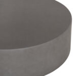 Τραπεζι Μεσης Fiber Cement Στρογγυλο Kyoko HM6579.01 Γκρι φ90x30υεκ. - Image 4