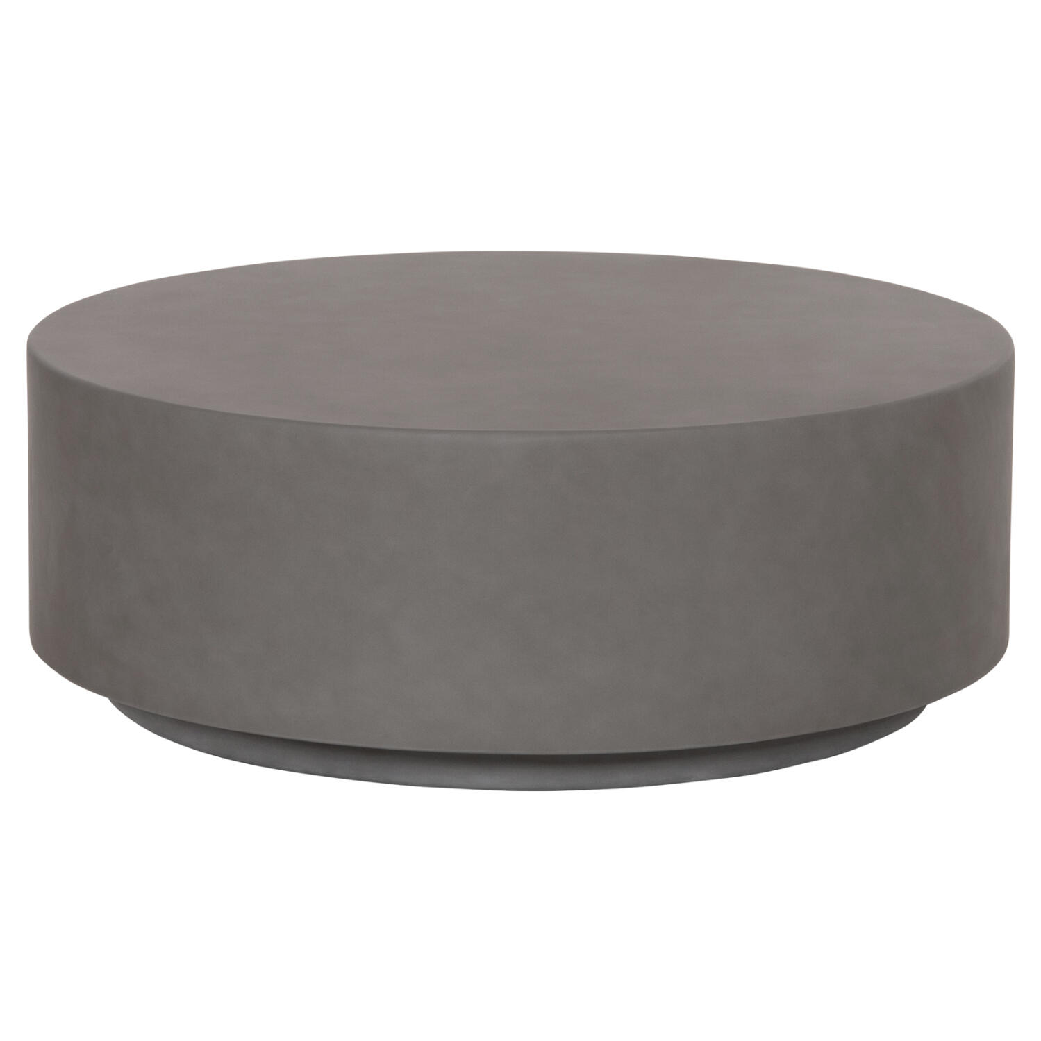 trapezi-mesis-stroggylo-fb9657901-gkri-f Τραπεζι Μεσης Fiber Cement Στρογγυλο Kyoko HM6579.01 Γκρι φ90x30υεκ. - Image 1
