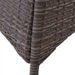 Τραπεζι Μεταλλικο Military Rattan Γκρι HM5141.31 120x70x75υ Εκ. - Image 7