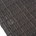Τραπεζι Μεταλλικο Minsk Rattan Γκρι HM5507.01 150x90x75υ Εκ. - Image 6