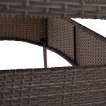 Τραπεζι Μεταλλικο Minsk Rattan Γκρι HM5507.01 150x90x75υ Εκ. - Image 8