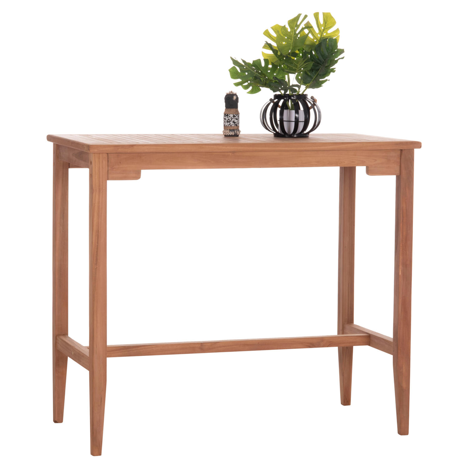 trapezi-mpar-fb918111-xylo-teak-fysiko-c Τραπεζι Μπαρ Cranston HM18111 Ξυλο Τεακ--Φυσικο Χρωμα 120x60x105υεκ. - Image 1