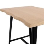 Τραπεζι Μπαρ Fylliana 23c Φυσικο Χρωμα 120x80x105εκ - Image 6