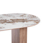 Τραπεζι Οβαλ Marblex HM18428 Κεραμικο Top Σε Pandora--Mdf Ποδια 210x100x77υεκ - Image 4