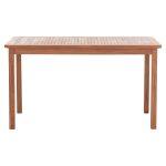 Τραπεζι Ορθογωνιο Presscot HM18123 Ξυλο Teak--Φυσικο 140x80x76υεκ. - Image 3