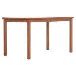 Τραπεζι Ορθογωνιο Presscot HM18123 Ξυλο Teak--Φυσικο 140x80x76υεκ. - Image 4