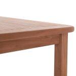 Τραπεζι Ορθογωνιο Presscot HM18123 Ξυλο Teak--Φυσικο 140x80x76υεκ. - Image 9