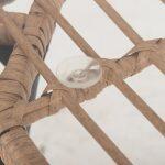 Τραπεζι Ορθογωνιο Allegra HM5537.11 Μεταλ.μαυρο-P.e. Rattan Φυσικο 139,5x79,5x73υεκ. - Image 8