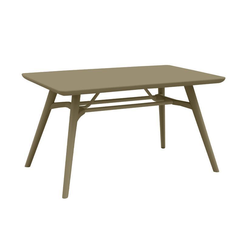 trapezi-plastiko-fylliana-fl8863-chaki-chroma-135x79x75ek1726486806 Τραπεζι Κηπου Με Abs Επιφανεια Fylliana FL8863 Cappuccino Χρωμα 135x79x75εκ - Image 1