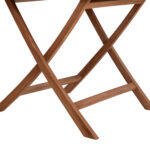 Τραπεζι Πολυγωνο Πτυσσομενο Karlin HM6618 Ξυλο Teak Σε Φυσικο Χρωμα 120x120x75yεκ. - Image 8