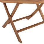 Τραπεζι Πολυγωνο Kendall Πτυσσομενο HM9545 Teak Σε Φυσικο Χρωμα 120x120x75yεκ. - Image 6