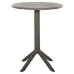 Τραπεζι Πολυπροπυλενιου Στρογγυλο Terrin HM6124.15 Olive Green φ60x75υεκ. - Image 8